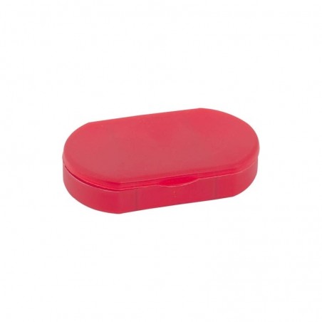 Pilulier rouge avec enveloppe personnalisée pour Noël