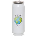Thermos en forme de canette couleur blanche 390 ml