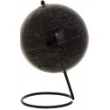 Boule monde décoration avec support noir
