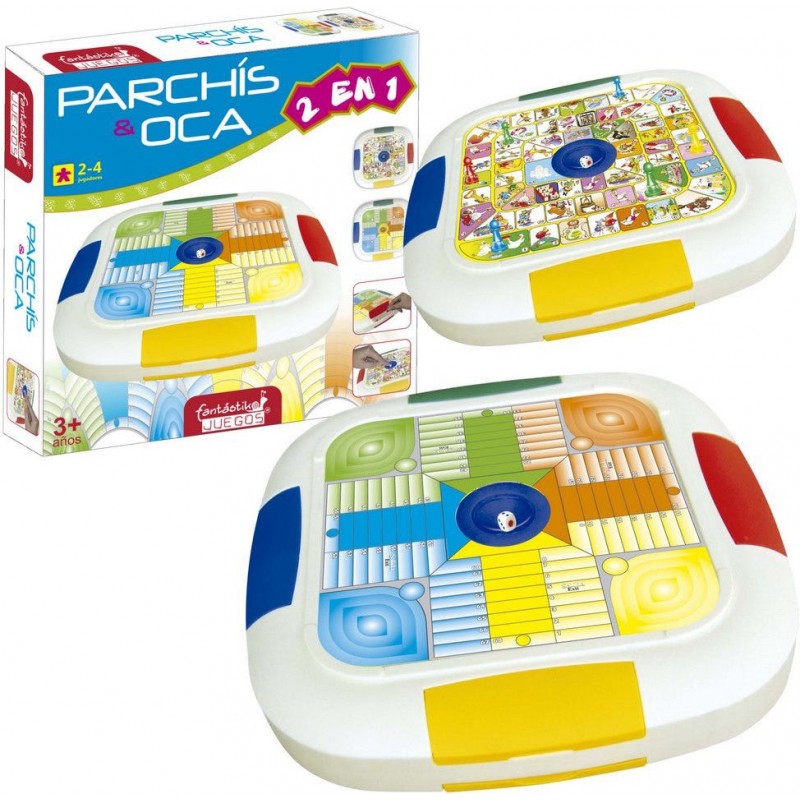 Parchís et oie avec dé automatique
