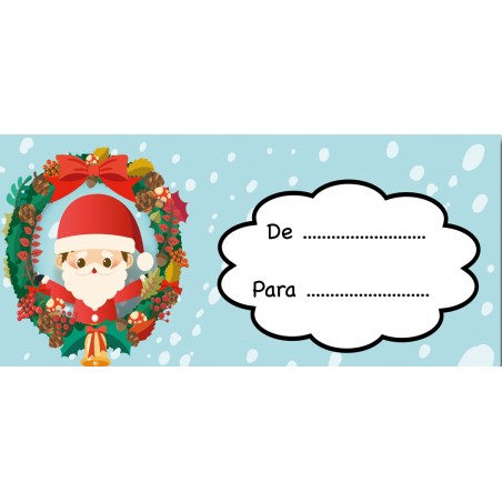étiquettes cadeaux de noël