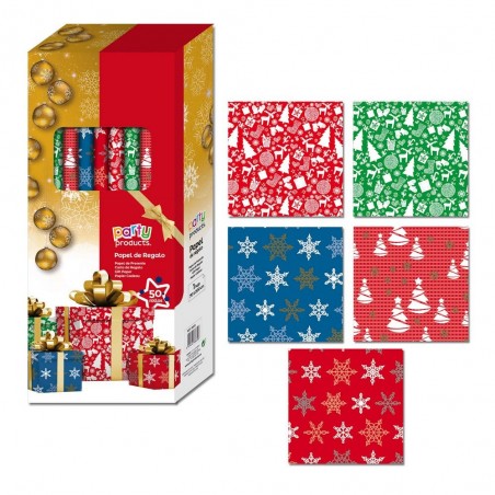 Papier D'emballage De Noël Dans Différents Modèles