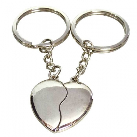 Idee Cadeau Porte Cle Coeur A Partager