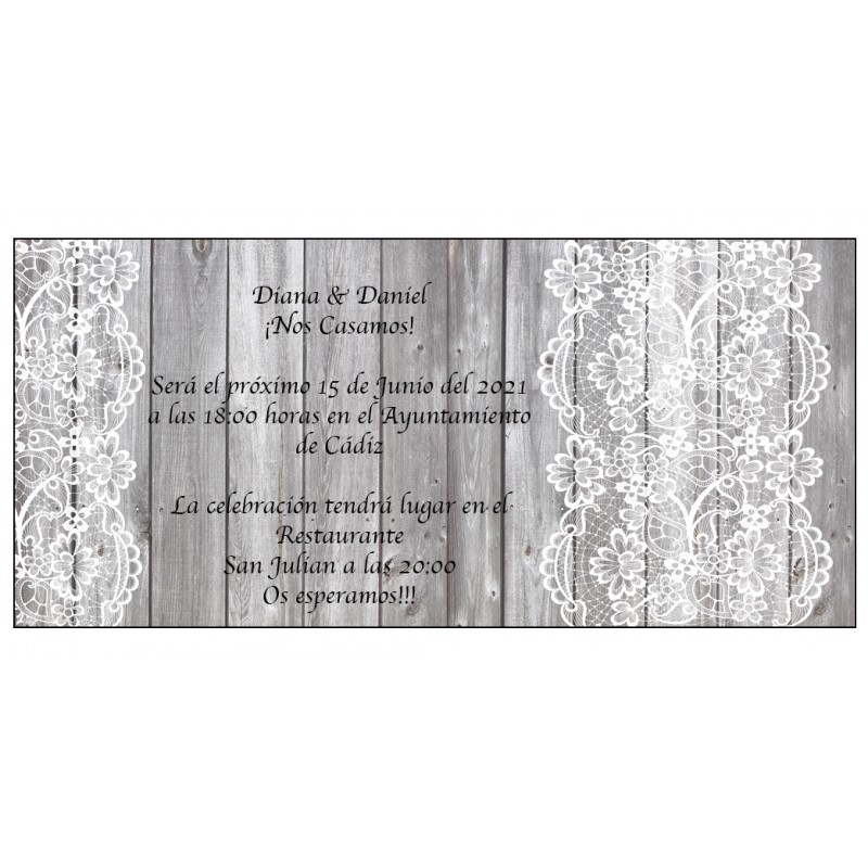 Invitations de mariage élégantes