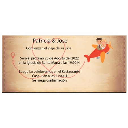 carte invitations mariage