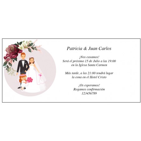 invitations mariage livre