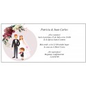 Invitations de mariage originales avec fils