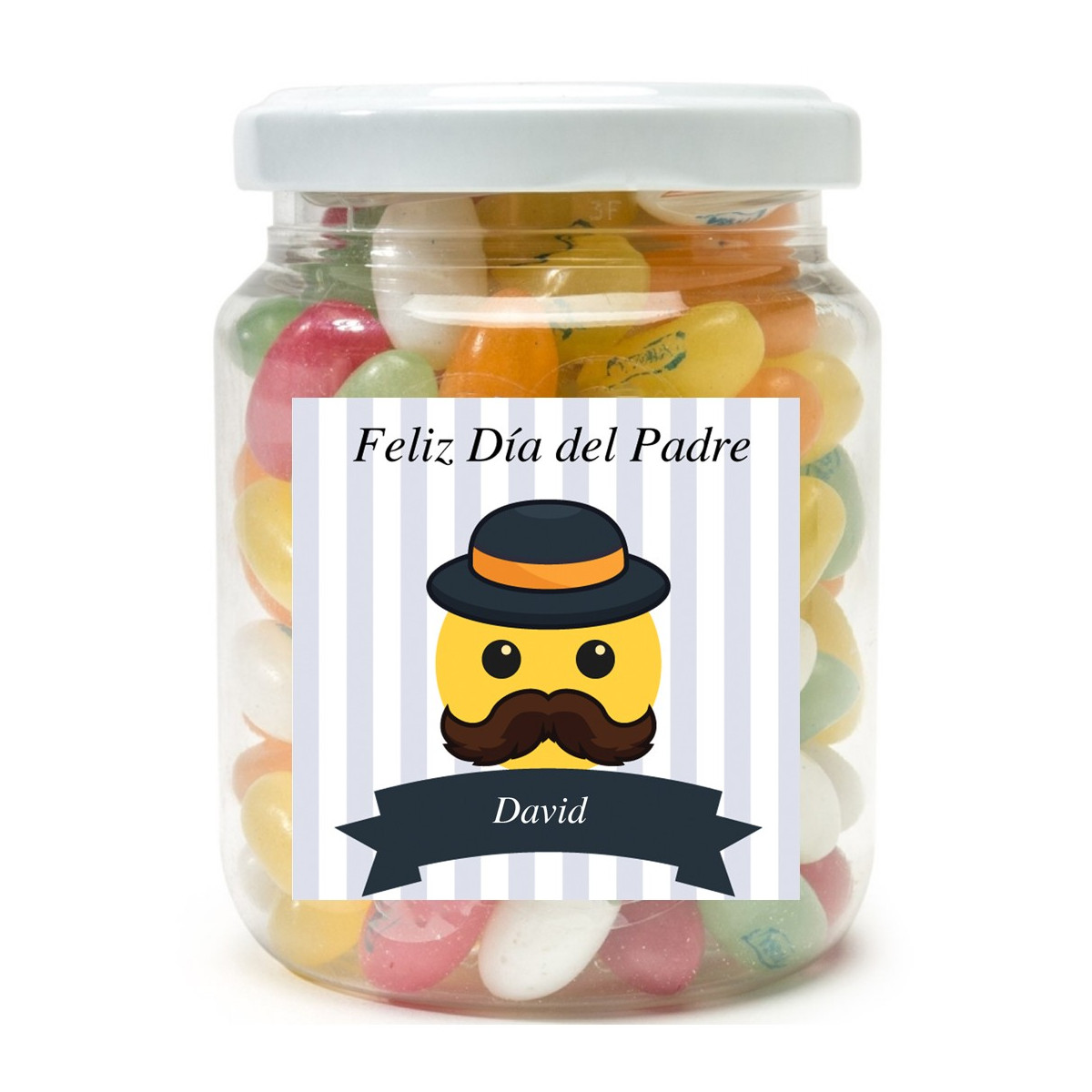Bocal de bonbons personnalisés à offrir à papa