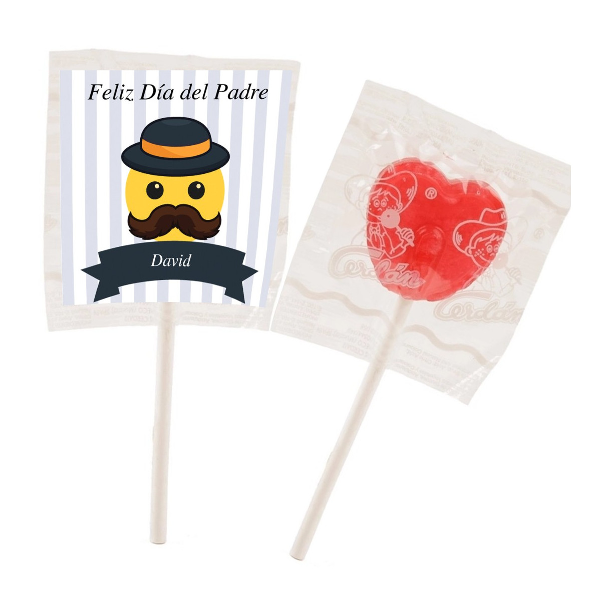 Sucettes personnalisées bon marché pour la fête des pères