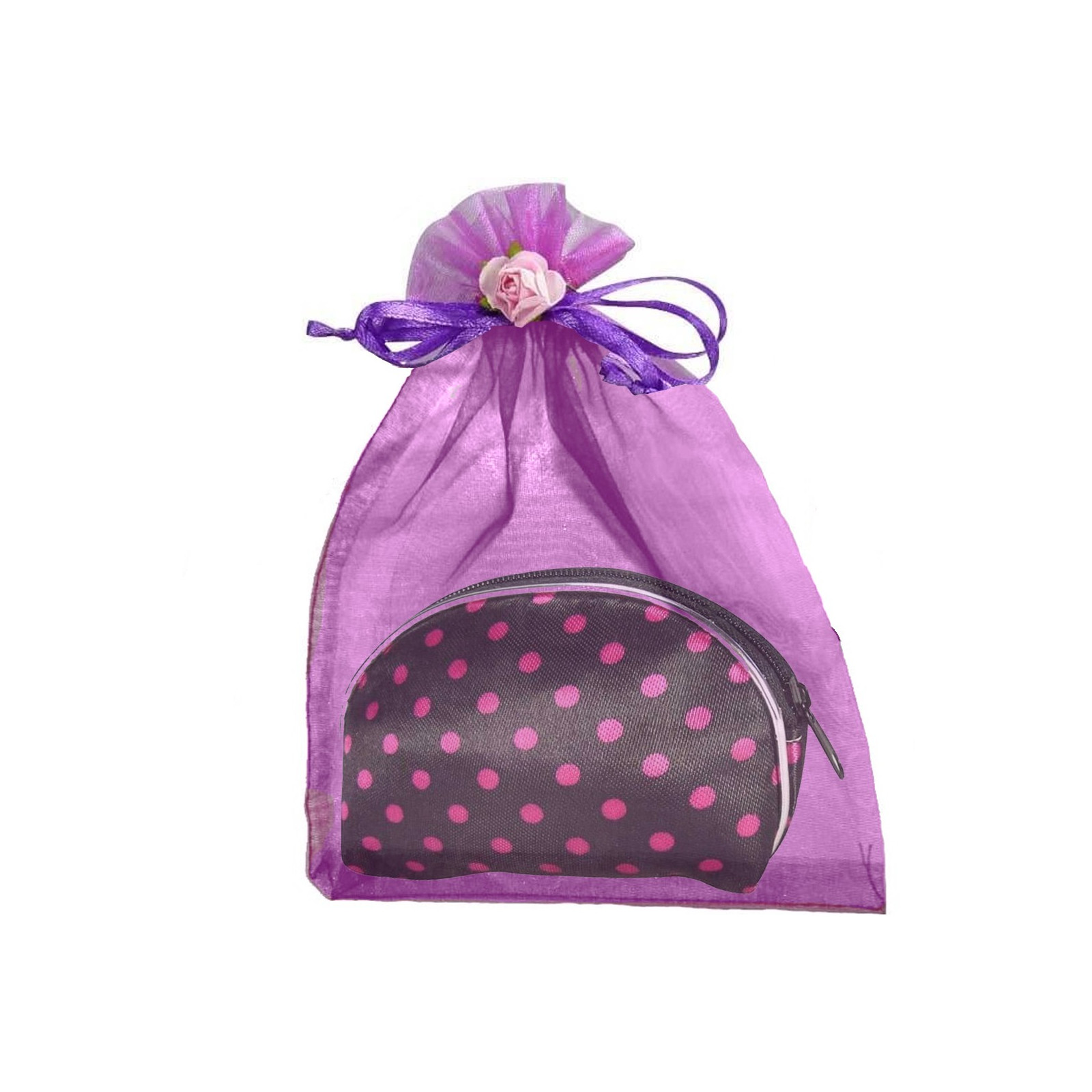 Sac à main en organza décoré de fleurs