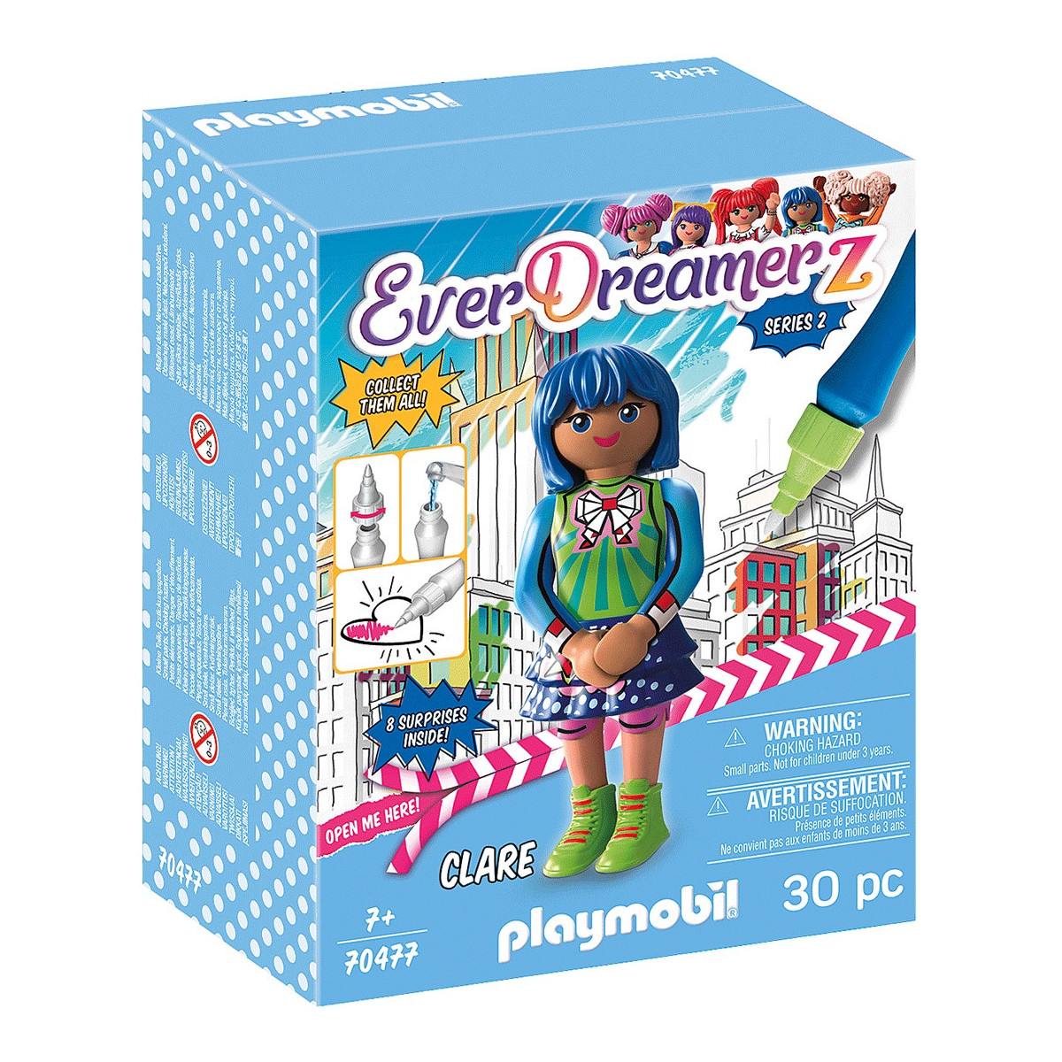 Playmobil comic world figures clare