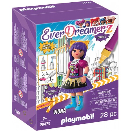 Everdreamerz viona monde de bande dessinée dans une boîte avec des accessoires