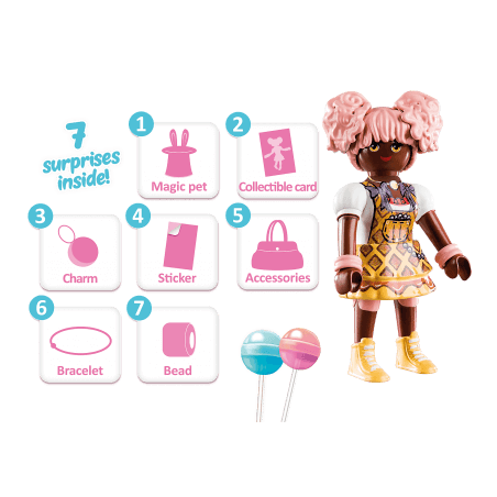 Edwina Candy World Série 1 Playmobil