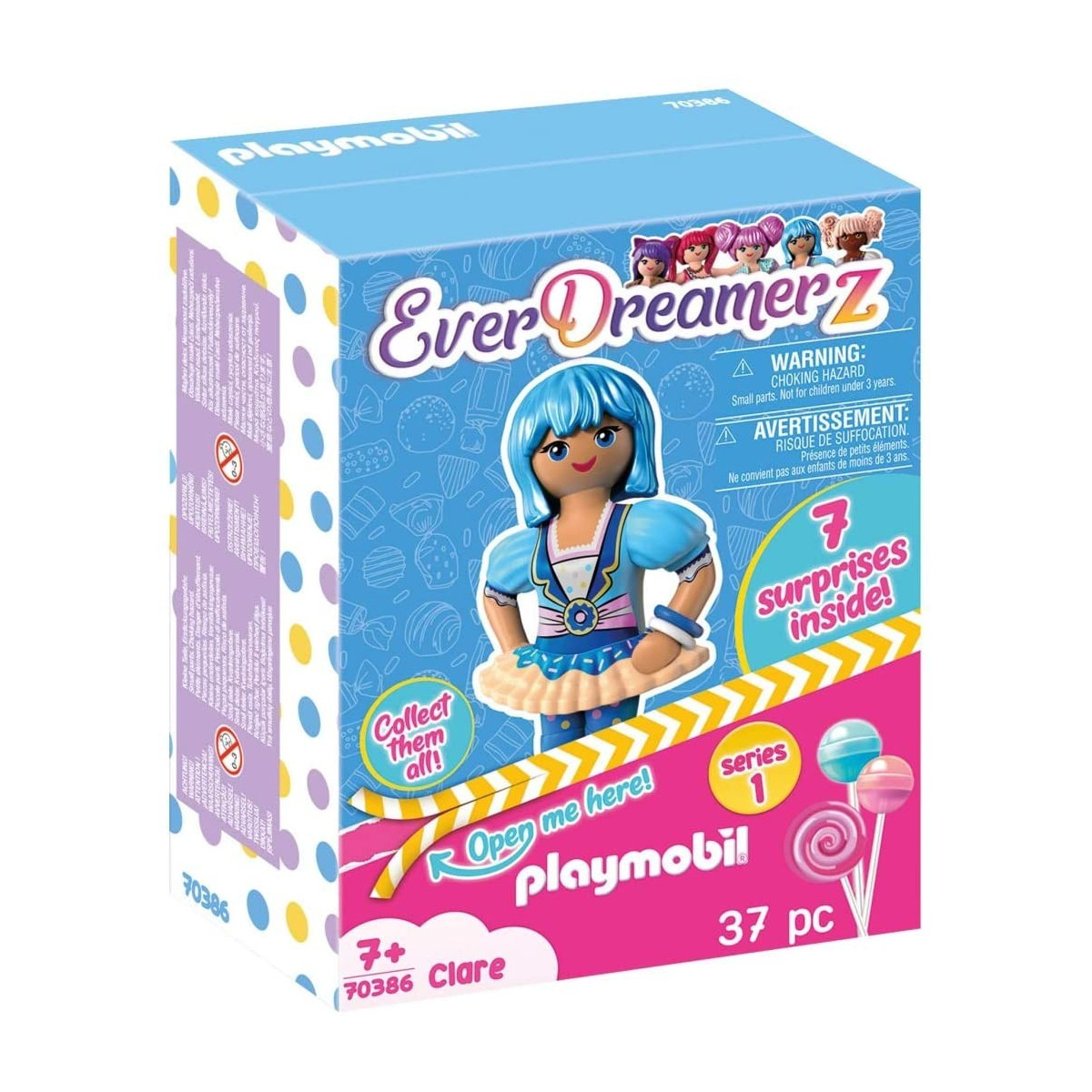 Clare de everdreamerz dans une boîte avec surprise