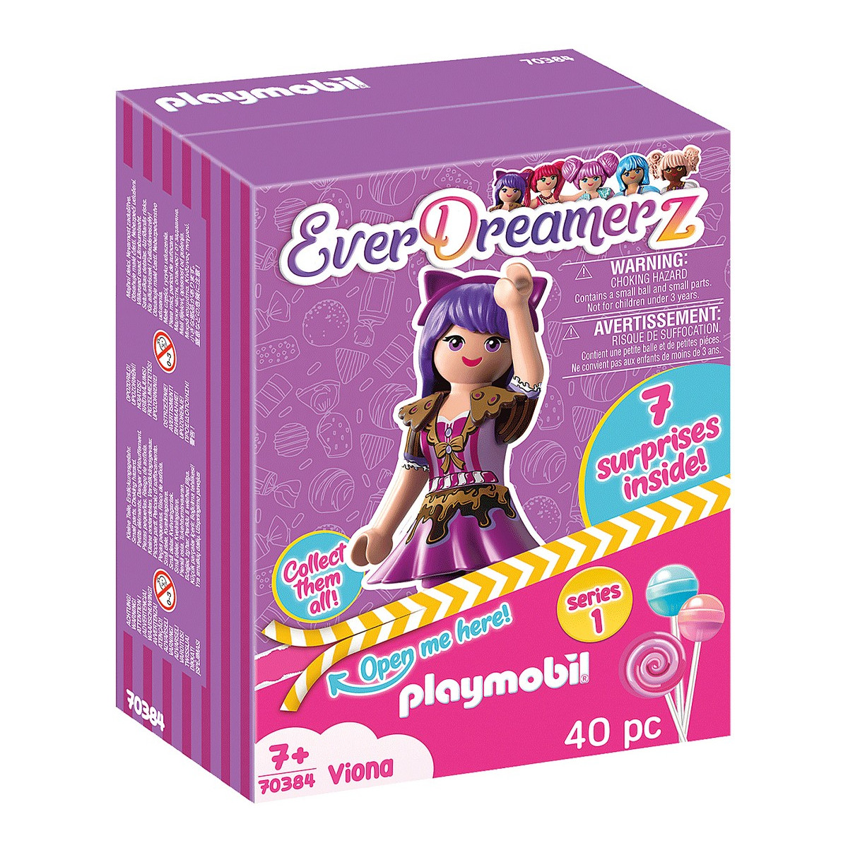 Playmobil coffret surprise viona candy world series 1