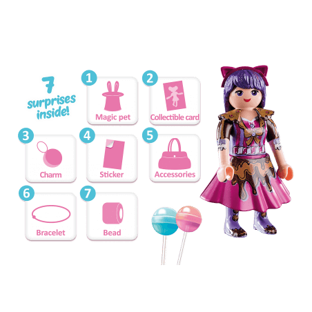 Coffret surprise Playmobil Viona Candy World série 1