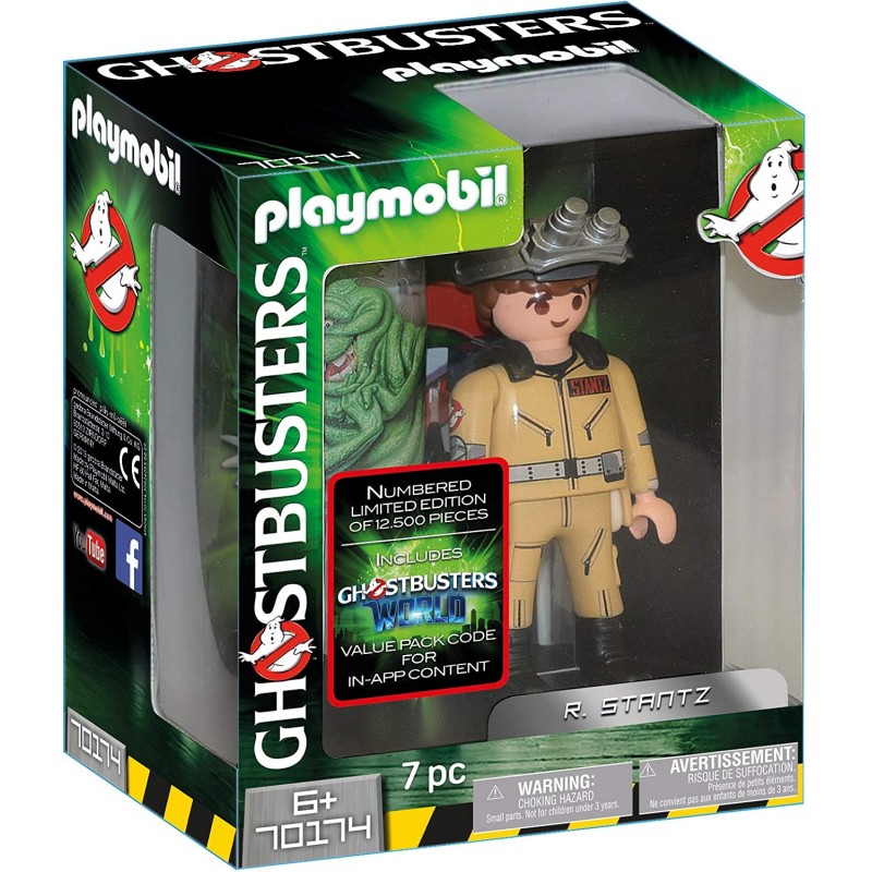 Figurine de collection playmobil r. stantz ghostbusters