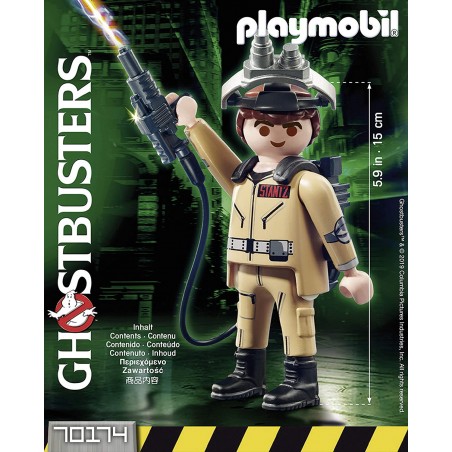 Figurine de collection playmobil r. stantz ghostbusters