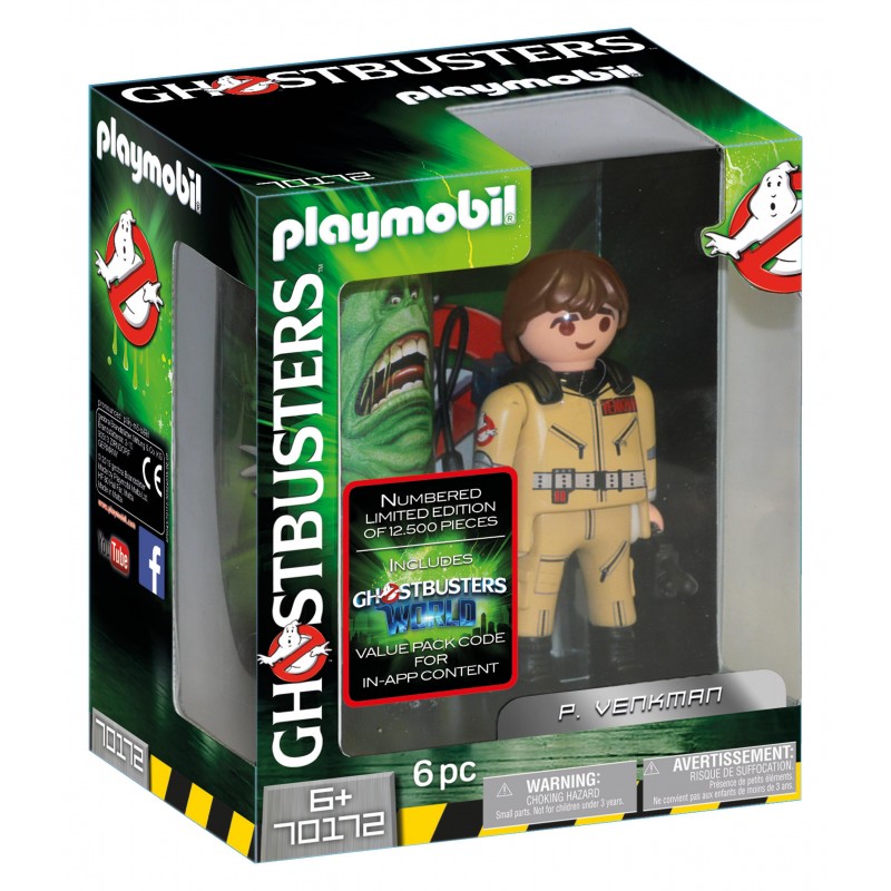 Figurine Playmobil P. Venkman collectionnable 15 cm