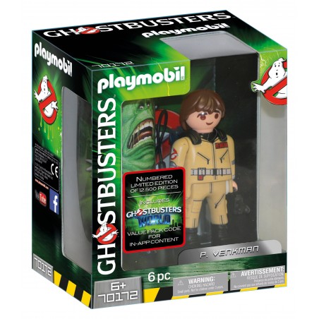 Figurine Playmobil P. Venkman collectionnable 15 cm