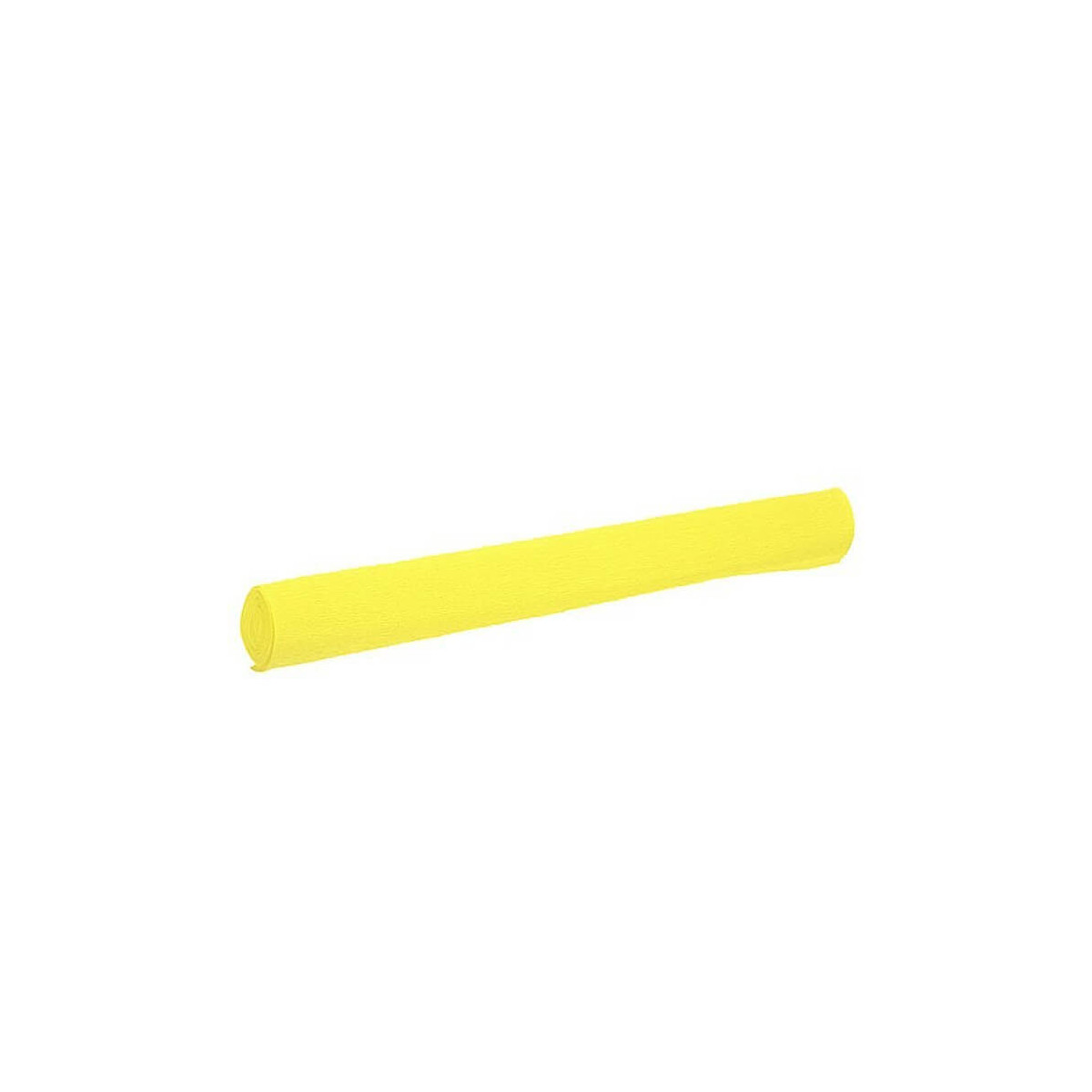 Papier crépon de décoration jaune