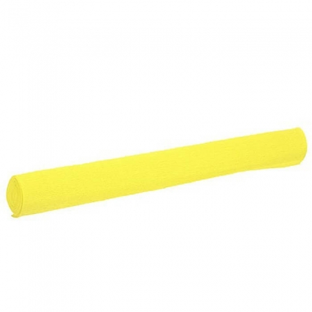 Papier crepon jaune decoration