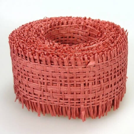 Rouleau de Rubans Resille De Decoration Grenat