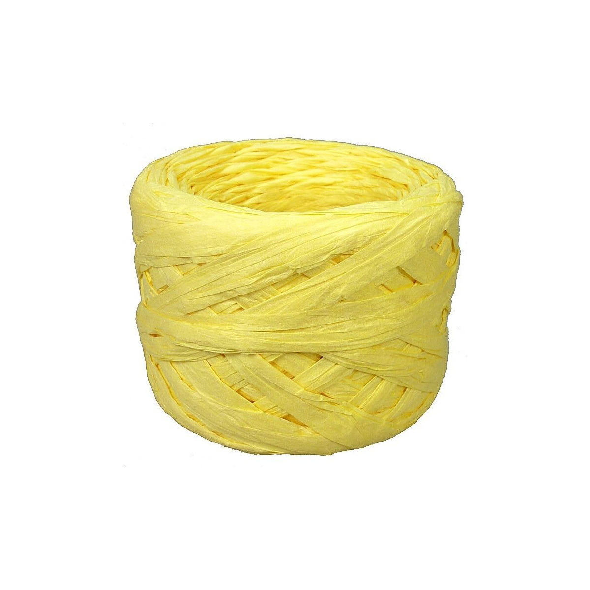 Raffia jaune pour décorer