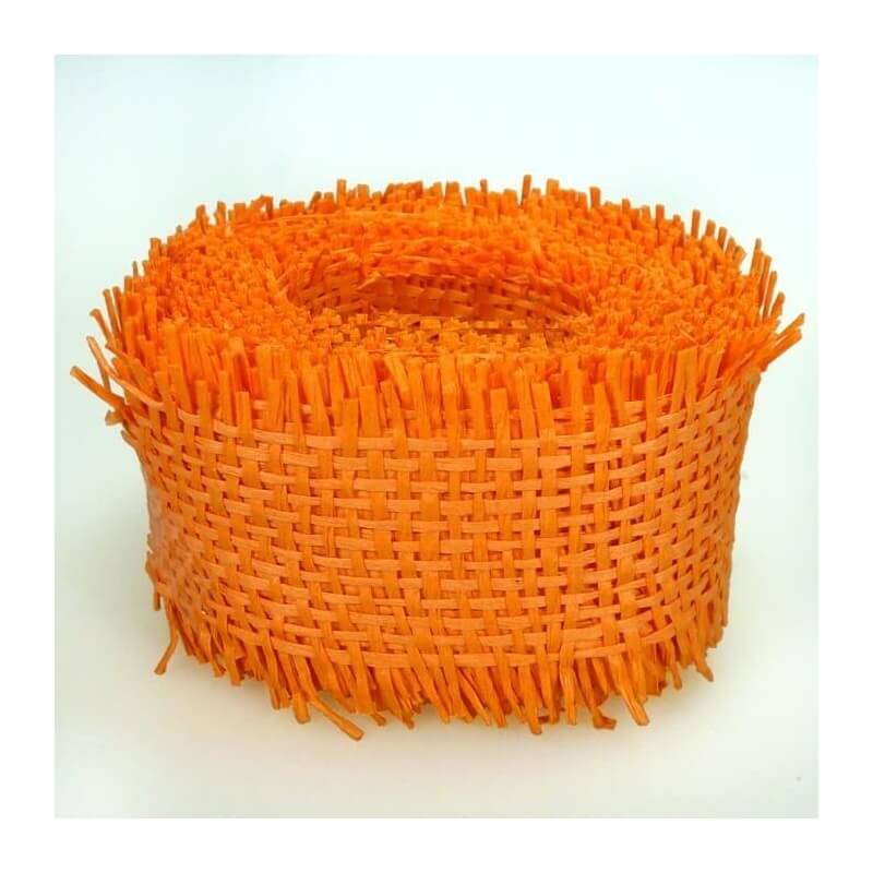 Ruban resille orange decoration