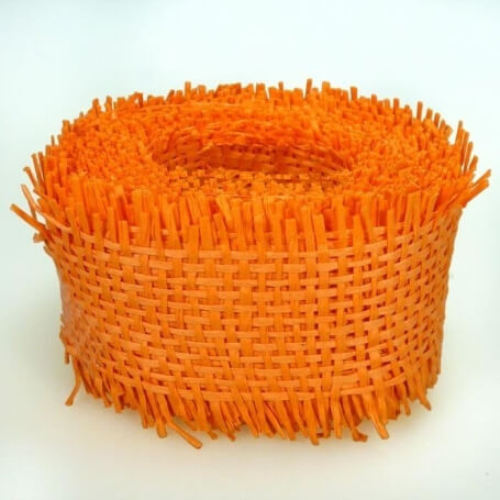 Ruban Resille Orange Decoration
