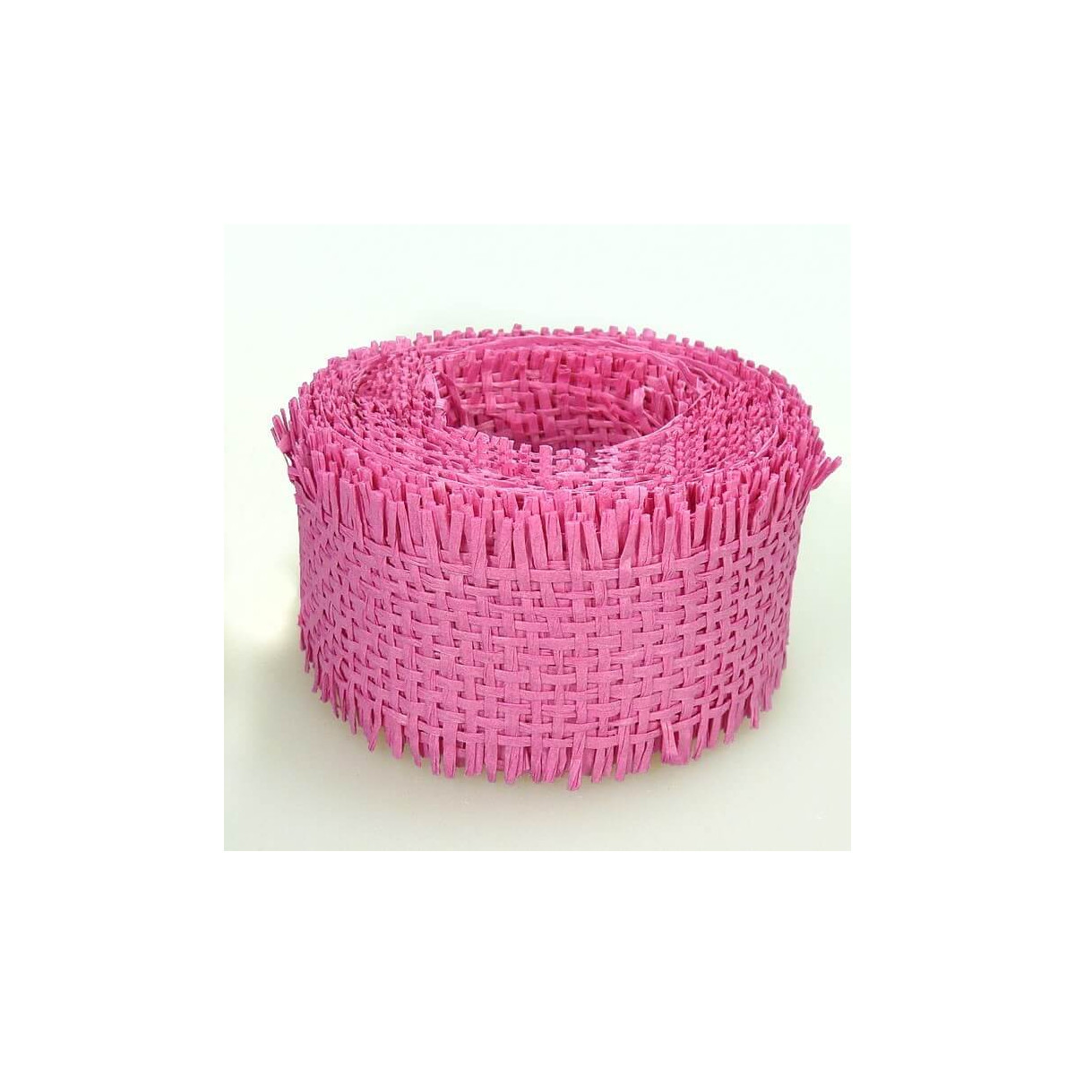 Rouleau de rubans pour nœuds fuchsia