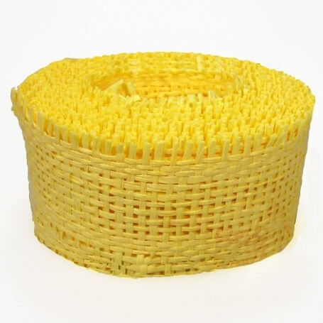 Ruban De Decoration Cadeau Resille Jaune