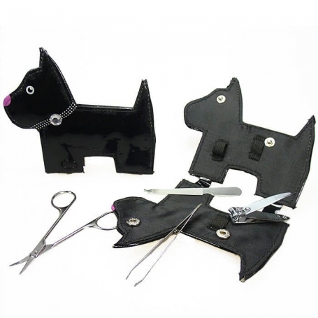 Set de manucure à offrir noir