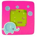 Cadre photo enfant en bois avec éléphant Un détail tendre et coloré pour les plus petits