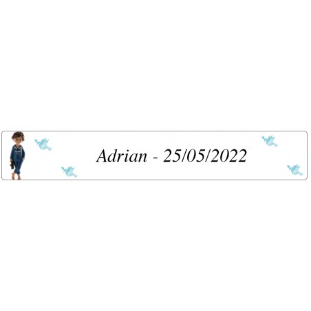 Premier garçon de communion adrian sticker