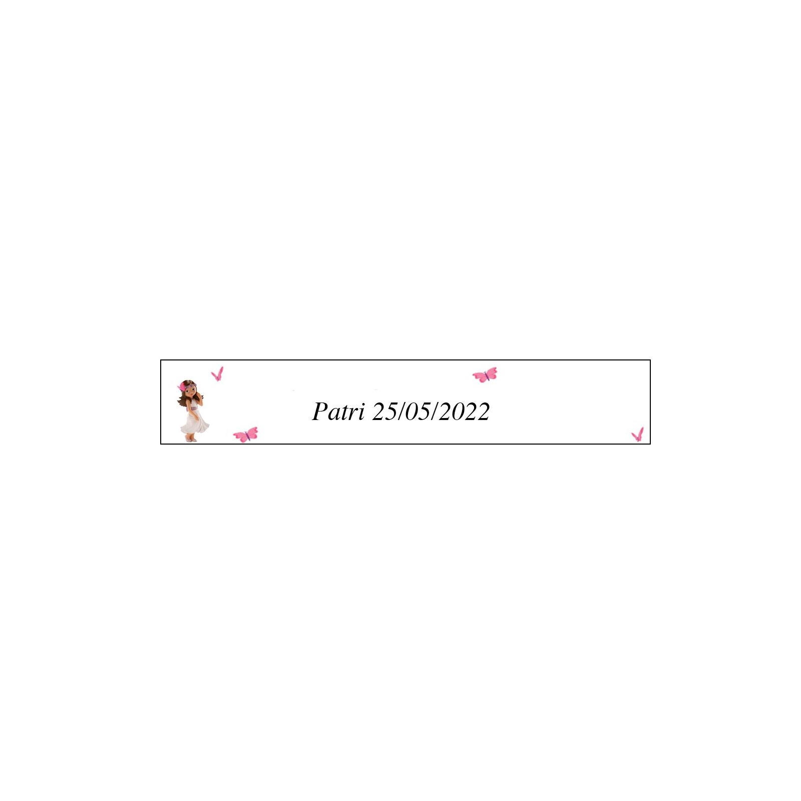 Patri communion girl sticker