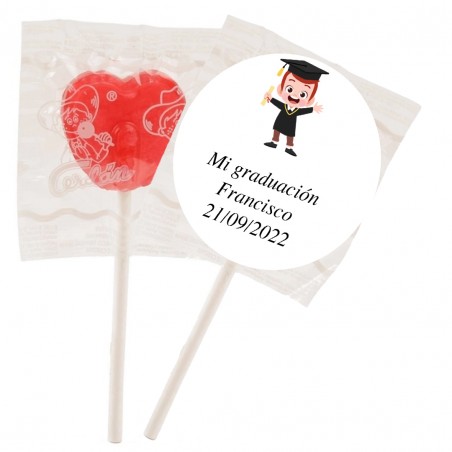 Sucette Aux Fraises Avec Autocollant De Graduation...