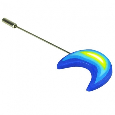 Cadeau Femme Broche Fimo Lune