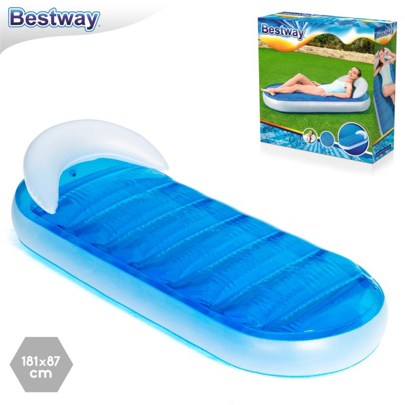 Transat de piscine gonflable