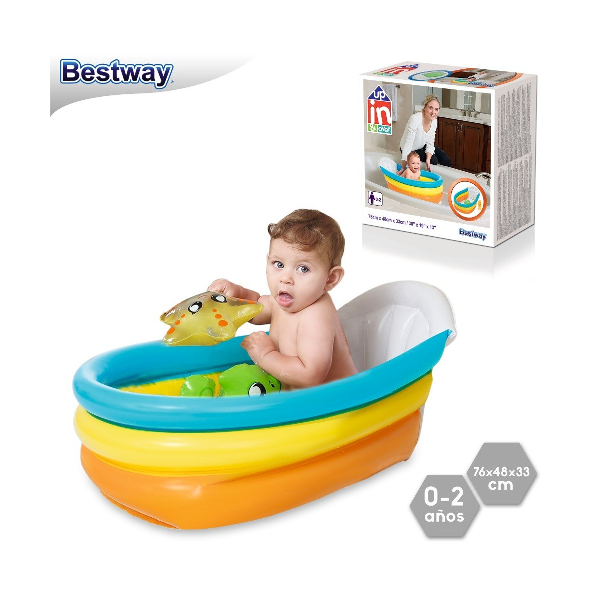 Baignoire bébé piscine up in over