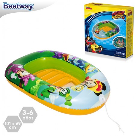 Bateau gonflable mickey 101 x 68 cm