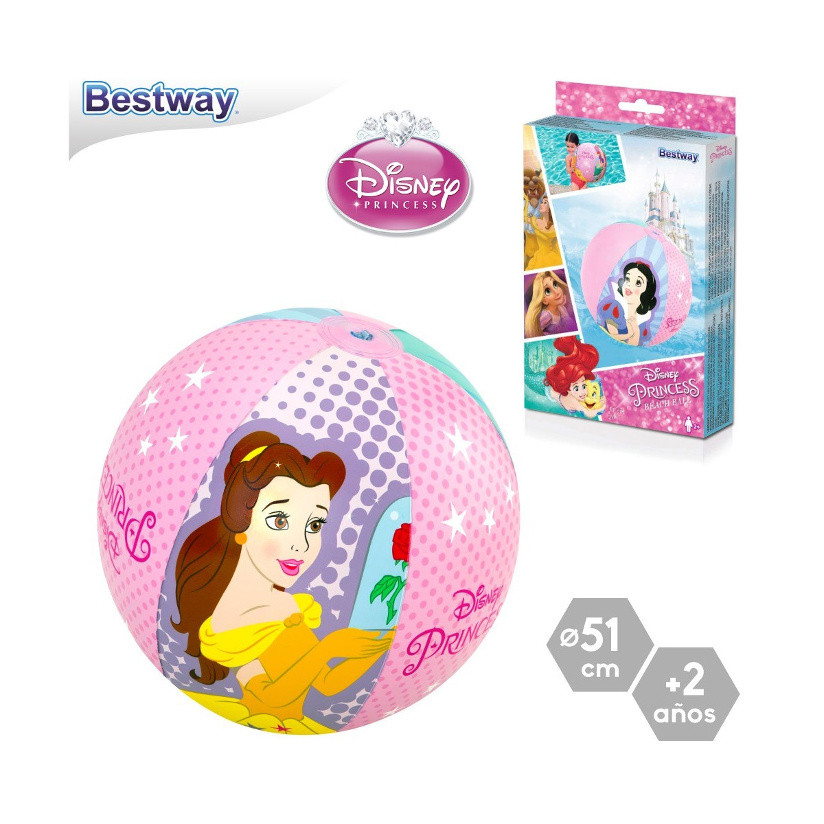 Balle princesse 51 cm