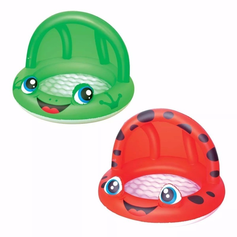 Piscine amusante avec des yeux