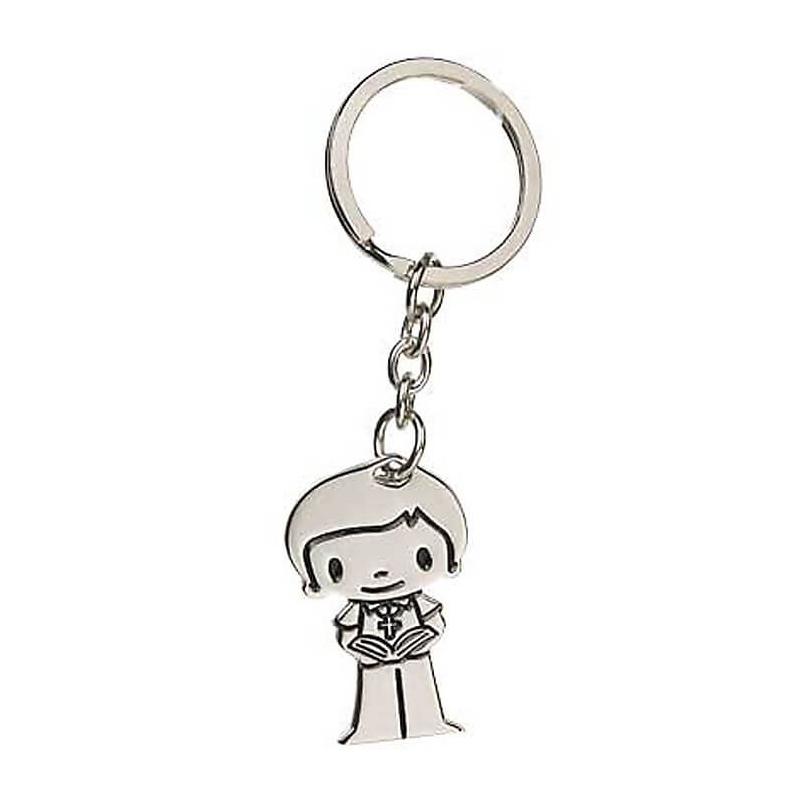 Porte-clés détails de communion garçon