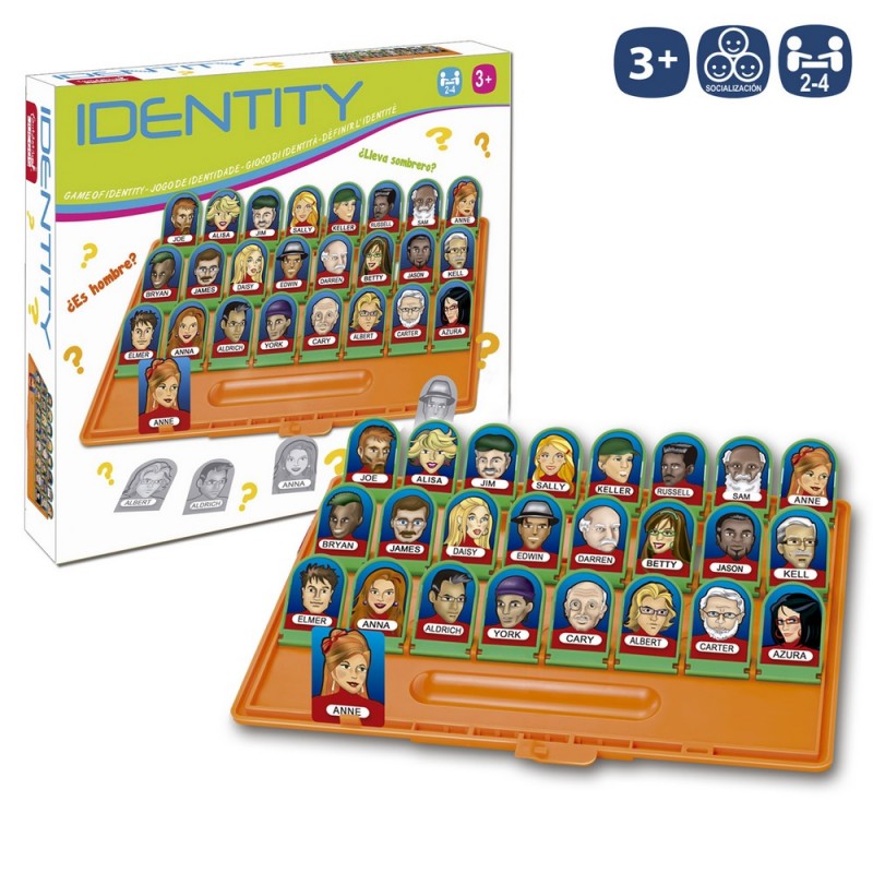 Jeu d'identité identity 30 x 26 x 5 50 cm