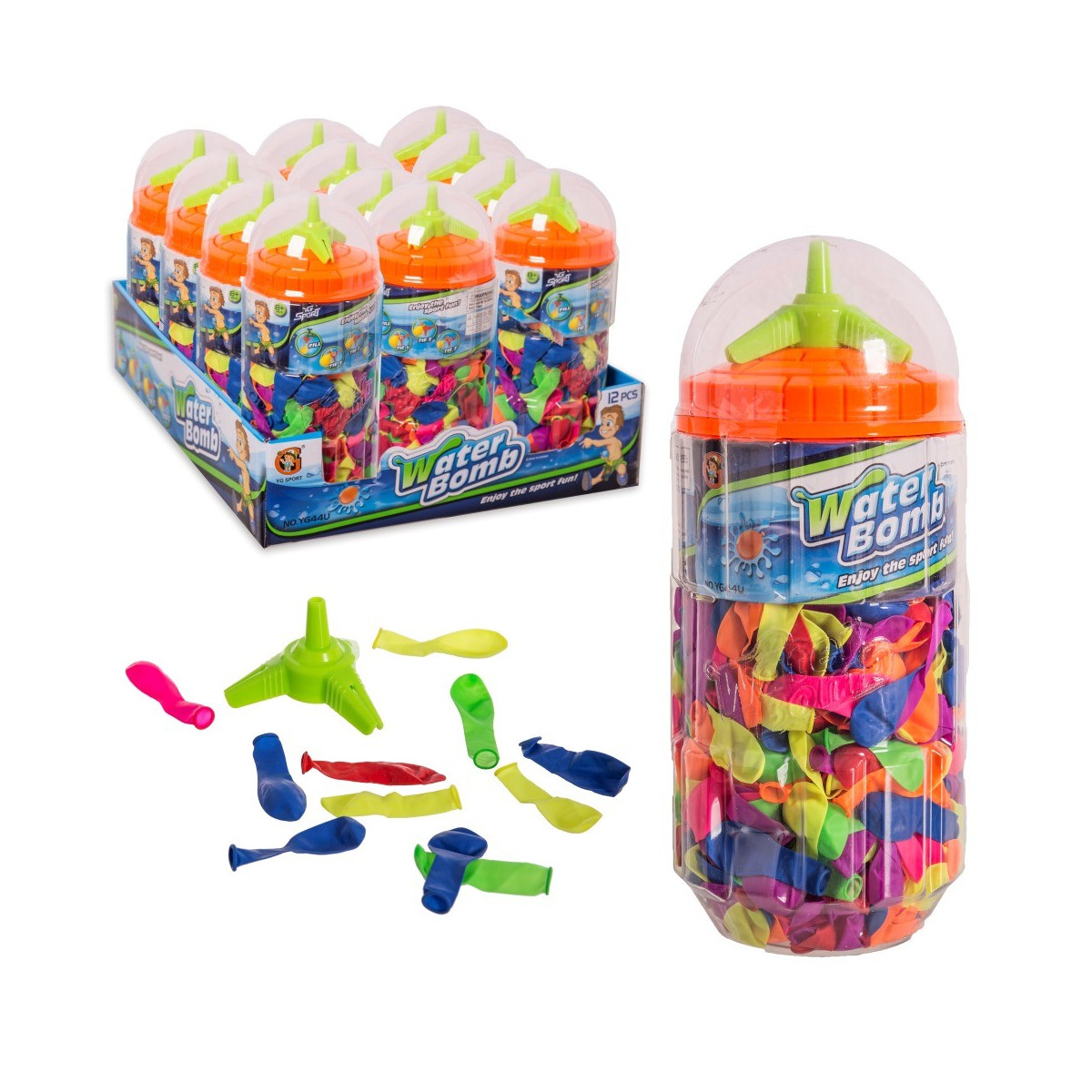 S 500 ballon d'eau conteneur plastique 11 x 26 cm