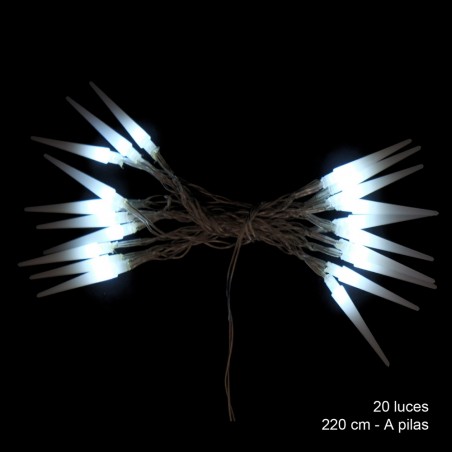 20 Lumières Led Fixes à Cône Blanc