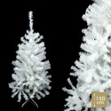 arbre 274 branches pe pvc guirlande blanche 80 x 80 x 150 cm