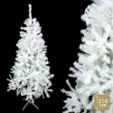 arbre 820 branches pe pvc guirlande blanche 110 x 110 x 210 cm