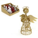 ange métal 4 c décoration noël 10 x 6 x 14 cm